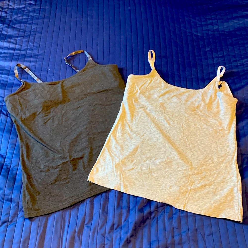 NWOT - 2 pack of H&M Mama Nursing Cami with built-in Shelf Bra